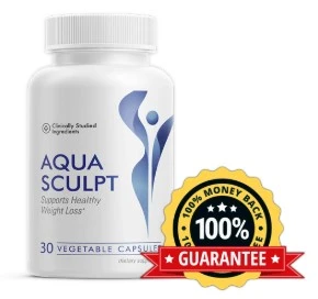 Single bottle of AquaSculpt with guarantee seal.