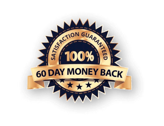 Official 60-Day 100% Satisfaction Guarantee Seal